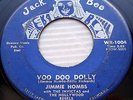 JIMMIE HOMBS Invictas Hollywood Rebels VOO DOO DOLLY ASK THE STARS exotica 45 mA