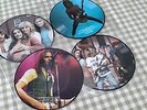 rare collectors set of interviews with status quo spread over 4 picture discs