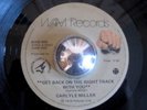 CARLYLE MILLER rare Get Back On The Right Track modern soul 45 LISTEN