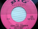 TOM & JERRY Simon & Garfunkel Don't Say Goodbye ORIG.1958 TEEN rockabilly 45 m80