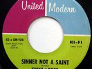 TRINI LOPEZ 45 Sinner Not A Saint / If VG++ Teen R&B Rocker 1963 m127