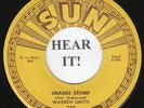 Warren Smith ROCKABILLY 45 (Sun 250) Ubangi Stomp/Black Jack David VG++/M-
