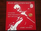 ANDRE NAVARRA, Bach Unaccompanied Solo Cello Suites, Calliope 3LP Mint Unplayed