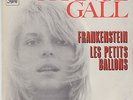 FRANCE GALL rare 45t SP FRANKENSTEIN Serge Gainsbourg JC VANNIER superbe état