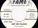 Northern Soul - James Barnett - Keep on talking - original US Fame label DEMO