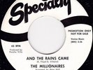 Northern Soul - The Millionaires - And the rains came - original US Specialty