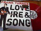 FRANK TURNER RED LP ON TOUR W/ NOFX LUCERO KEVIN DEVINE AGAINST ME CHUCK RAGAN