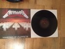 Metallica Vinyl MASTER OF PUPPETS BLACK ALBUM.