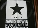 DAVID BOWIE BLACK STAR OFFICIEL PROMO POSTER RARE BEAU FORMAT SUPERBE COLLECTOR