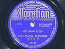 78 RPM -- Carolina Cotton Pickers, Vocalion 03580, E- / E-V+  territory jazz