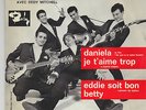 LES CHAUSSETTES NOIRES Eddy Mitchell EP Daniela avec erreur 