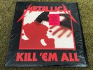 METALLICA DMM in Shrink withSticker Metal LP Kill Em All  Extra Tracks.  MINT