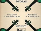 DVORAK String Quartet & Piano Quintet - BARYLLI Quartet - WESTMINSTER XWN -18519