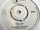 JIMI HENDRIX EXPERIENCE   PURPLE HAZE ** 1967 TRACK 45