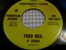 FRED NEIL Everybody's Talkin' Rare Orig '68 Promo Capitol 45 Harry Nilsson VG++