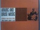 Arabic And Druse Music LP Folkways w/ Booklet EX