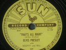 78 Single Record Elvis Presley SUN 209 That's All Right / Blue Moon of Kentucky
