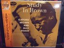 CLIFFORD BROWN AND MAX ROACH  study in brown with OBI JAPAN LP 