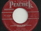 RARE 1951 BLUES-PEACOCK RECORDS 1595-SONNY PARKER-MONEY AIN'T EVERYTHING-45