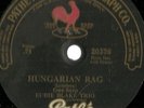 Eubie Blake Trio, Hungarian Rag, American Jubilee, Pathe 20326 78 rpm E