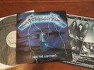 Metallica Ride The Lightning LP Original 1980's MEGAFORCE Pressing VG+ Vinyl
