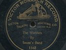 78 RPM-Antique Phonograph Record-VICTOR MONARCH 1168-Sousa's Band
