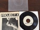 Project X 7' original  Schism Gorilla Biscuits YOT SXE Judge BOLD STAMP 100 made