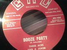 Rare Rockabilly Re- Three Aces & A Joker - Booze Party / Sleigh Bell Rock - GRC