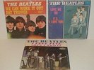 3 BEATLES 45 Vinyl Records & Picture Sleeves Shes A Woman Day Tripper Love Me Do