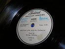 78 rpm-Preston Love Orchestra- Federal label- 1950s jazz