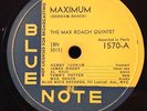 Max Roach Quintet/James Moody Quartet 78 rpm on Blue Note 1570, 1949