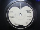 THE BEATLES 1840 JOHN LENNON PLASTIC ONO BAND IMAGINE APPLE SINGLE INDIA VG+