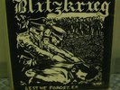 Blitzkrieg - Lest We Forget EP - No Future Records 7 Inch - Punk