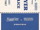 SLAYER biglietto originale invenduto REIGN IN BLOOD TOUR 1987 Milano (BA.297)