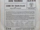 DON THOMAS Single 7