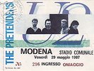 U2 original unused ticket THE JOSHUA TREE TOUR Modena Italy (BA.303)