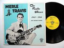 MERLE TRAVIS The Radio Shows 1945-46 LP country FRANCE press Near-MINT vinyl