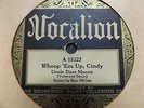 Uncle Dave Macon Sam Mcgee  Vocalion 15323   78 rpm Old-Time Country Banjo