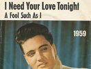 ELVIS PRESLEY deutsche RCA 47-7506 Jahreszahl 1959 