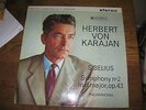 VON KARAJAN SIBELIUS SYMPHONY No2 SAX 2379 LP silver blue label