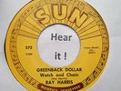 Rockabilly; Ray Harris; Greenback Dollar / Foolish Heart on SUN re