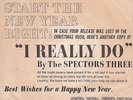 THE SPECTORS THREE 45 RPM on TREY  RECORDS  W/ PICTURE SLEEVE