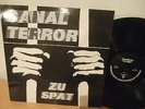 CANAL TERROR :Zu Spät LP orig. AGR SLUTS NOTDURFT CHAOS Z Deutsch Punk