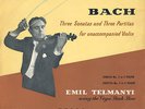 Decca LXT2953 - Bach - The Unaccompanied Violin Sonatas - Vol. 3 - Emil TELMANYI