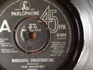 Paul McCartney Wonderful Christmastime Demo Picture Sleeve