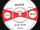 ? Island WI-103 DELROY WILSON Back Biter / One Two Three (Studio One)