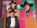 (3) GEORGE STRAIT *CHRISTMAS / Hits / Livin It Up* Vintage ORIG SEALED Lp Record