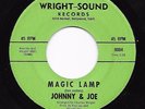 Garage 45 JOHNNY & JOE Magic Lamp/She's A Wonder Wright-Sound HEAR Rare