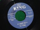 THE VONNS - SO MANY DAYS Northern Soul 45 * NEAR MINT KING ORIG *HEAR IT