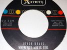 R&B / SOUL 45  - Joyce Davis - When Boy Meets Girl    *LISTEN*